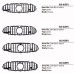 Передняя решетка (2005-2008, Diamond Silver) для Mercedes CLS C219