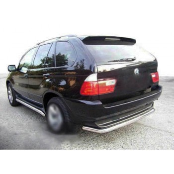 Задняя защита Special (нерж) для BMW X5 E-53 1999-2006 гг