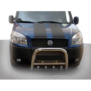 Передняя дуга QT006 (нерж.) для Fiat Doblo I 2005-2010 гг
