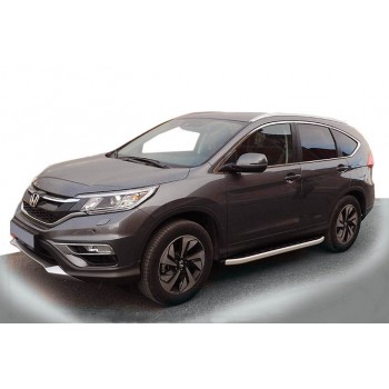 Боковые пороги Fullmond (2 шт., алюм.) для Honda CRV 2017-2022 гг