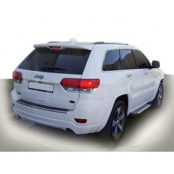 Боковые пороги Allmond Grey (2 шт., алюминий) для Jeep Grand Cherokee WK2 2010-2021 гг