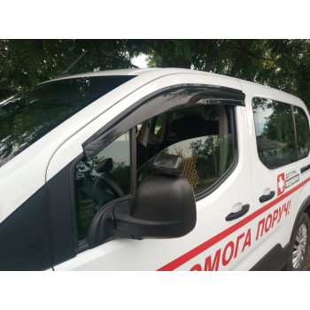 Ветровики (2 шт, Sunplex Sport) для Citroen Berlingo/Multispace 2019- гг