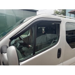 Ветровики (2 шт, Sunplex Sport) для Nissan Primastar 2002-2014 гг