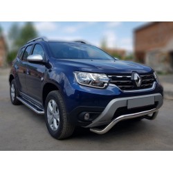 Кенгурятник WT007 (нерж.) для Renault Duster 2018-2024 гг