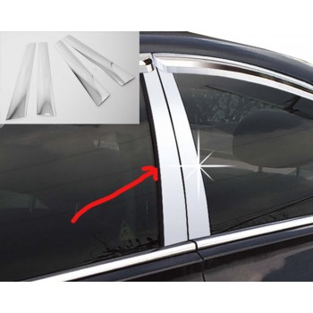 Плівка стійки хром для Hyundai Elantra (HD) 2006-2011 рр
