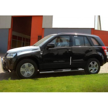 Боковые трубы (2 шт., нерж) для Suzuki Grand Vitara 2005-2017 гг