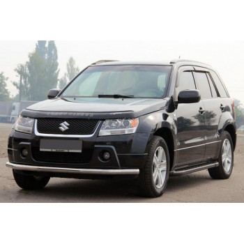 Передний ус ST008 (нерж) для Suzuki Grand Vitara 2005-2017 гг