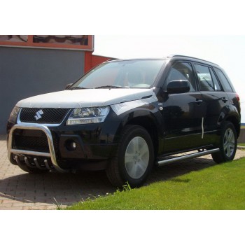 Кенгурятник QT006 (нерж.) для Suzuki Grand Vitara 2005-2017 гг