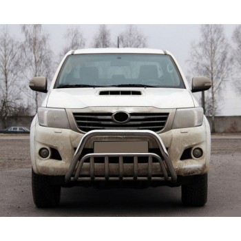 Кенгурятник WT002 (нерж.) для Toyota Hilux 2006-2015 гг Кенгурятник WT002 (нерж.) для Toyota Hilux 2006-2015 гг