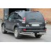 Задние двойные уголки AK003-1 (2 шт, нерж) для Toyota Land Cruiser Prado 120