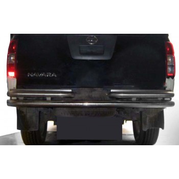 Задній захист AK005-3 (нерж) для Nissan Navara 2006-2015 рр Задній захист AK005-3 (нерж) для Nissan Navara 2006-2015 рр