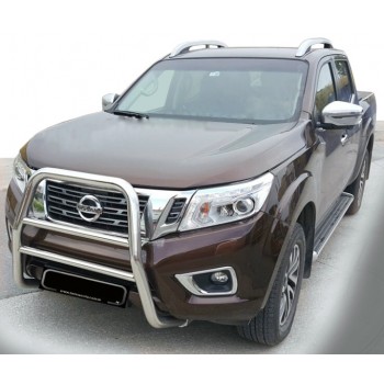 Кенгурятник WT005 (нерж) для Nissan Navara/NP300 2016- гг