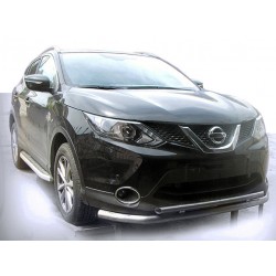 Передняя защита ST014 (нерж) для Nissan Qashqai 2014-2021 гг