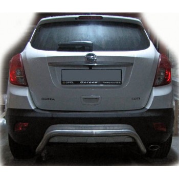 Задняя дуга AK007-2 (нерж.) для Opel Antara 2006-2017 гг