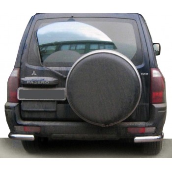 Задняя дуга AK003 (нерж.) для Mitsubishi Pajero Wagon III