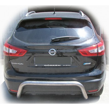 Задня дуга AK007-2 (нерж) для Nissan Qashqai 2014-2021 рр
