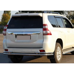 Задняя дуга AK005-2 (нерж) для Toyota Land Cruiser Prado 150