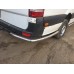 Бічні труби за заднім колесом кутові (2 шт., нерж) Long для Volkswagen Crafter 2006-2016 рр