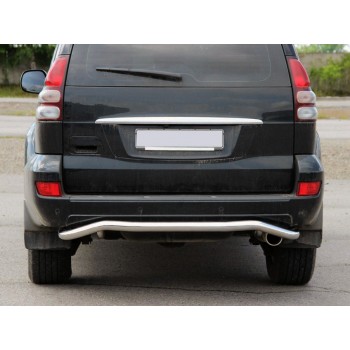 Задняя защита AK008 для Toyota Land Cruiser Prado 120
