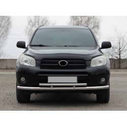 Передняя защита ST014 (нерж) 51/42 мм для Toyota Rav 4 2006-2013 гг
