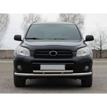 Передняя защита ST014 (нерж) 51/42 мм для Toyota Rav 4 2006-2013 гг