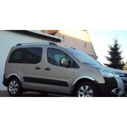 Накладки на арки (4 шт, нерж) 1 боковая дверь, нержавейка для Citroen Berlingo 2008-2018 гг