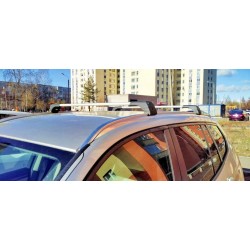 Багажник (поперечины) на интегрированные рейлинги Skybar V2 120 см (2 шт) Черный для Volvo XC60 2009-2017 гг