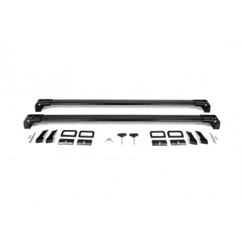 Поперечены в штатные места под ключ WingBar V3 (2 шт) Черный для Citroen Berlingo 2008-2018 гг