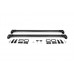 Поперечены в штатные рейлинги под ключ Wingbar V3 (2 шт) Черные для Fiat 500X