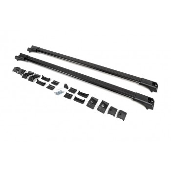 Перемычки на рейлинги без ключа Flybar (2 шт) Черный для Toyota Rav 4 1996-2001 гг