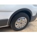 Накладки на колесные арки (4 шт, черные) 2007-2015, Черный металл для Nissan Primastar