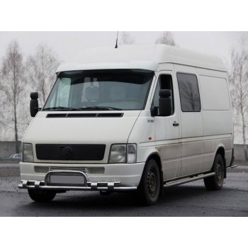 Передняя защита ST020 (нерж) для Volkswagen LT 1995-2006 гг