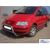 Кенгурятник WT005 (нерж) для Volkswagen Sharan 1995-2010 гг