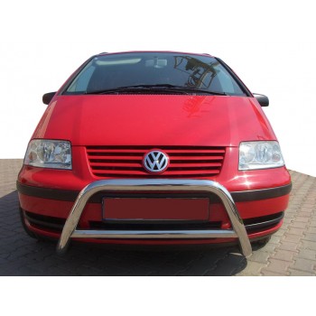 Кенгурятник WT005 (нерж) для Volkswagen Sharan 1995-2010 гг