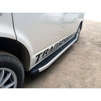 Бокові пороги Fullmond (2 шт., алюміній) Довга база для Volkswagen T6