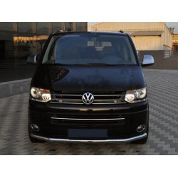 Нижняя одинарная губа ST008 (нерж) 42 мм для Volkswagen T5 2010-2015 гг