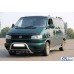 Кенгурятник WT003 (нерж) 51мм, с надписью для Volkswagen T4 Caravelle/Multivan