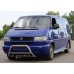 Кенгурятник WT003 (нерж) 50мм, с надписью для Volkswagen T4 Transporter