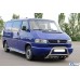 Кенгурятник WT003 (нерж) 51мм, с надписью для Volkswagen T4 Caravelle/Multivan