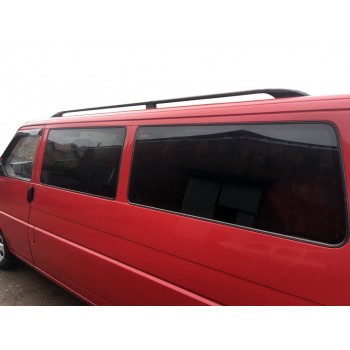 Рейлінги Чорні Коротка база, Металеві ніжки для Volkswagen T4 Caravelle/Multivan