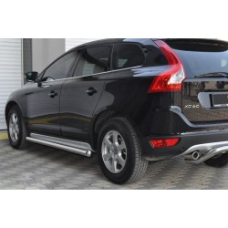 Боковые трубы BB004 (2 шт, нерж) для Volvo XC60 2009-2017 гг