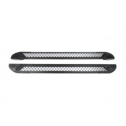Боковые пороги Vision New Black (2 шт., алюминий) для Jeep Cherokee KL 2013- гг