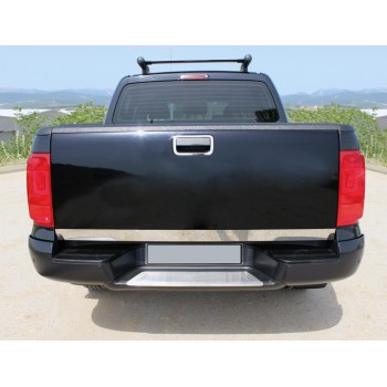 Кромка багажника (нерж) Carmos - Турецкая сталь для Volkswagen Amarok 2010-2022 гг