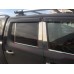 Окантовка вікон (4 смужки, нерж) Carmos - Турецька сталь для Volkswagen Amarok 2010-2022 рр