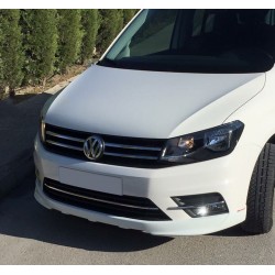Накладка на передний бампер (под покраску) для Volkswagen Caddy 2015-2020 гг
