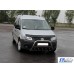 Кенгурятник WT003 (нерж) 50мм, без надписи для Volkswagen Caddy 2004-2010 гг