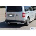 Задняя дуга AK003-2 (2 шт, нерж) для Volkswagen Caddy 2004-2010 гг