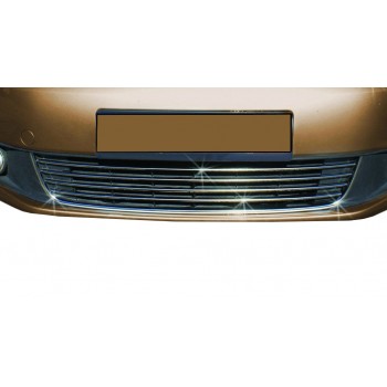 Накладки на передний бампер Comfort (5 част, нерж) для Volkswagen Caddy 2010-2015 гг
