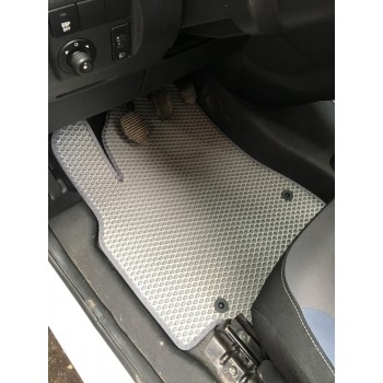 Коврики EVA (серые) Передние -2025 задние -2025 на пороги (5 шт) для Citroen Berlingo 2008-2018 гг