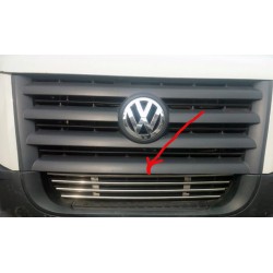 Решетка в бампер (нерж) для Volkswagen Crafter 2006-2016 гг